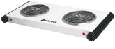 Estufa lctrica 1550w 2 hornillas blanca voltck